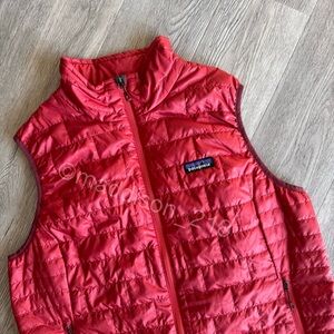 Patagonia Nano Puff Vest Extra Large Sumac Red Windproof Water Resistant XL